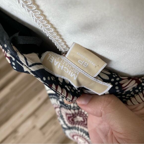 Michael Kors Cotton Mosaic Print Y2K Halter top Lightweight - Picture 5 of 7